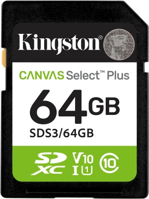 Kingston SDS3/64GB Карта памяти