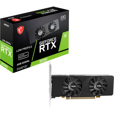MSI GEFORCE RTX 3050 LP E 6G OC Видеокарта 7