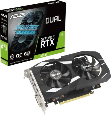 ASUS DUAL-RTX3050-O6G Видеокарта 90YV0K60-M0NA00 4