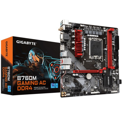 Gigabyte B760M GAMING AC DDR4 Материнская плата 4