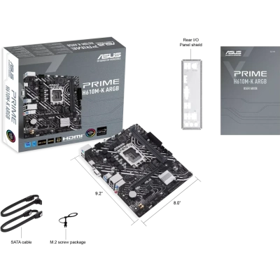 ASUS PRIME H610M-K ARGB Материнская плата 4