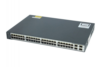 Cisco Catalyst WS-C3750V2-48PS-E Коммутатор 