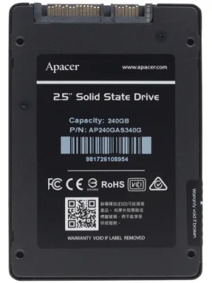 Apacer AS340 240 Гб SSD Жесткий диск AP240GAS340G-1 4