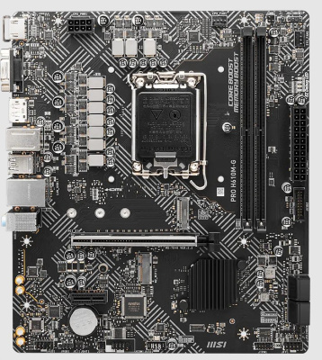 MSI PRO H610M-G H610 S1700 MATX PRO Материнская плата