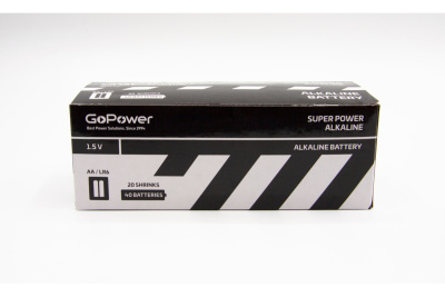 GoPower LR6 AA Shrink 2 00-00015599 Батарейки 1
