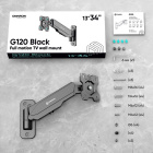 ONKRON G120 BLACK 4603728441375 Кронштейн 9