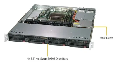 Supermicro SYS-5019C-MR Серверная платформа 1