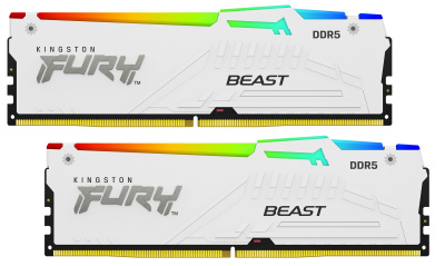 Kingston FURY Beast White RGB KF556C40BWAK2-32 Оперативная память