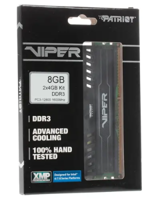 Patriot Viper 3 8GB Модуль памяти PV38G160C9K 2