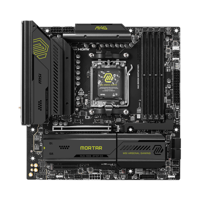 MSI MAG B850M MORTAR WIFI Материнская плата 1