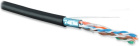 Hyperline FUTP4-C5E-S24-OUT-PE-BK-500 Кабель витая пара