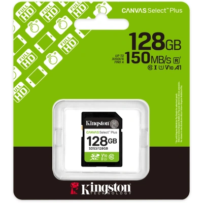 Kingston Canvas Select Plus SDS3/128GB Карта памяти 2