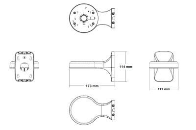 AltCam KP-6 Настенный кронштейн 5
