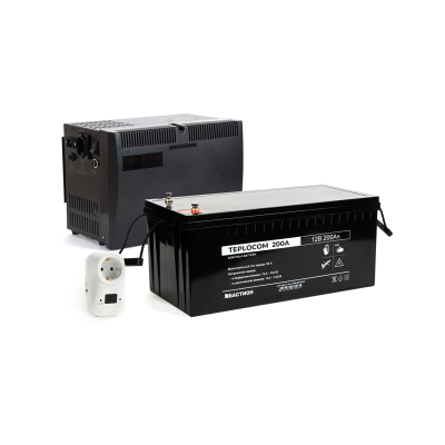 Бастион TEPLOCOM-500+150 Maximum + TBS 12404 Комплект ИБП