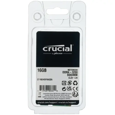 Crucial DDR4 SODIMM 16GB PC4-25600 Оперативная память CT16G4SFRA32A 2