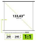 Cactus WallExpert CS-PSWE-240X240-WT Экран 2