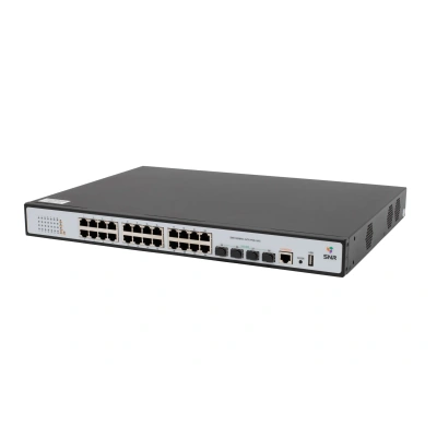 SNR SNR-S2989G-24TX-POE-2AC Управляемый PoE коммутатор 1