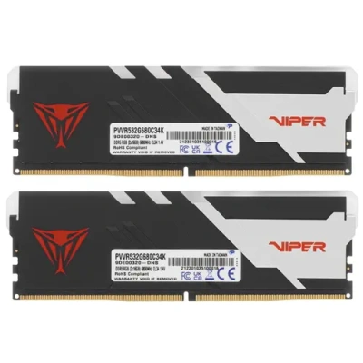 Patriot Viper Venom RGB 32 ГБ Оперативная память PVVR532G680C34K 2