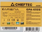 Chieftec iARENA 650W GPA-650S Блок питания 7