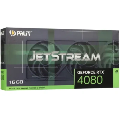 Palit GeForce RTX 4080 JetStream Видеокарта NED4080019T2-1032J 7