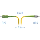 SNR SNR-PC-FC/APC-SC/APC-15m Патчкорд оптический