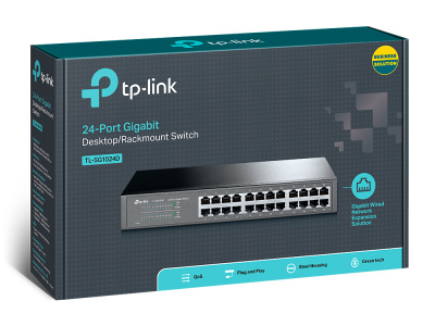 TP-Link TL-SG1024D Коммутатор неуправляемый 3