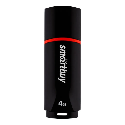 Smartbuy Crown Black 4Gb Память USB Flash SB4GBCRW-K