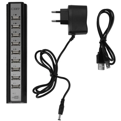CBR CH 310 BLACK USB-концентратор 2
