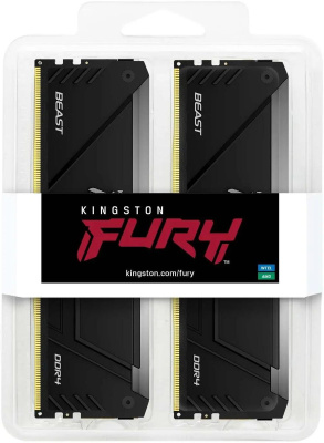 Kingston FURY Beast Black RGB KF426C16BB2AK2/32 Оперативная память 2