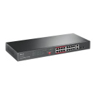 TP-Link TL-SL1218MP Неуправляемый коммутатор PoE+ на 16 портов 10/100 Мбит/с и 2 гигабитных порта 2
