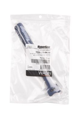 Hyperline WASN-210-BK-10 Хомут для кабеля 4