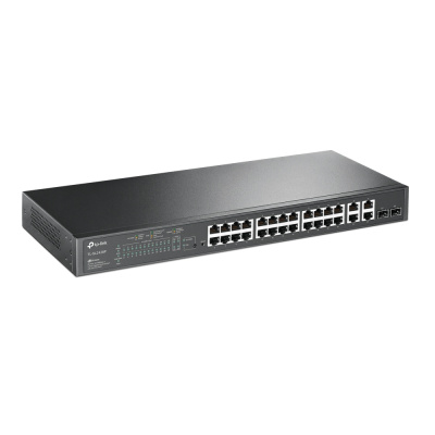 TP-Link TL‑SL2428P JetStream коммутатор Smart с 24 портами PoE+ 10/100 Мбит/с и 4 гигабитными портами 1