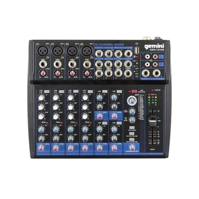 Gemini GEM-12USB Микшер 1