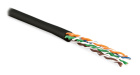 Hyperline UUTP4-C5E-P24-IN-LSZH-BK-100 Кабель витая пара