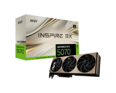 MSI GEFORCE RTX 5070 12G INSPIRE 3X Видеокарта 5
