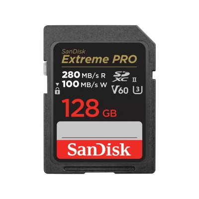 SanDisk Extreme PRO 128GB Карта памяти SDSDXEP-128G-GN4IN 1