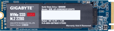 Gigabyte G3NVME512G Твердотельный накопитель SSD