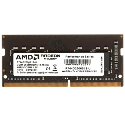 AMD Radeon R7 R744G2606S1S-U Оперативная память