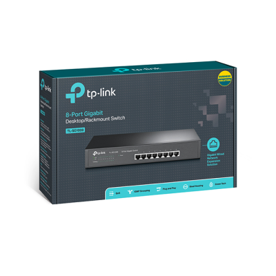TP-Link TL-SG1008 Неуправляемый коммутатор 1