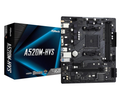 ASRock A520M-HVS Материнская плата
