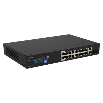 POWERTONE PUS-2C16L-250R Неуправляемый PoE коммутатор