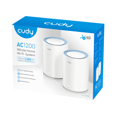 Cudy M1200(2-PACK) Wi-Fi Mesh-система 4