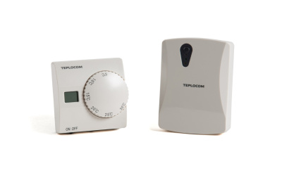 TEPLOCOM TS-2AA/3A RF2 беспроводной комнатный термостат  1