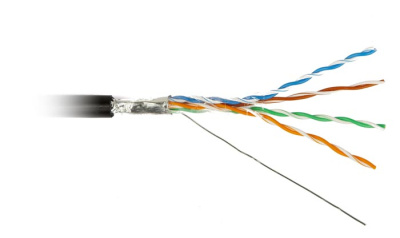Hyperline FUTP4R-C5E-S24-OUT-PE-BK-500 Кабель