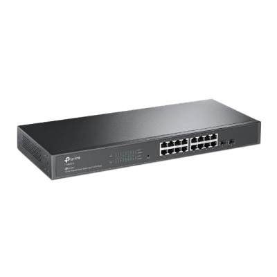 TP-Link TL-SG2218 JetStream 16-портовый гигабитный Smart коммутатор с 2 SFP‑слотами 2