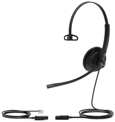 Yealink YHS34 MONO Гарнитура проводная 4