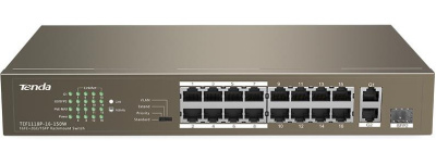 IP-COM F1118P-16-150W Коммутатор