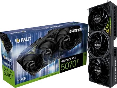 Palit RTX5070Ti GAMINGPRO 16GB NE7507T019T2-GB2031A Видеокарта 9