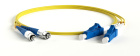 Hyperline FC-D2-9-FC/UR-LC/UR-H-3M-LSZH-YL Патч-корд