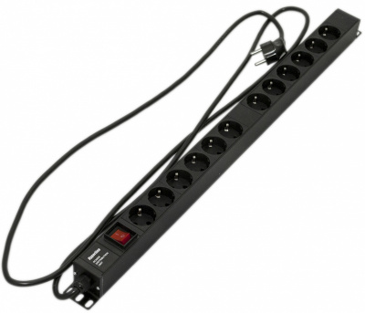 Hyperline SHE-12SH-S-2.5EU Блок розеток